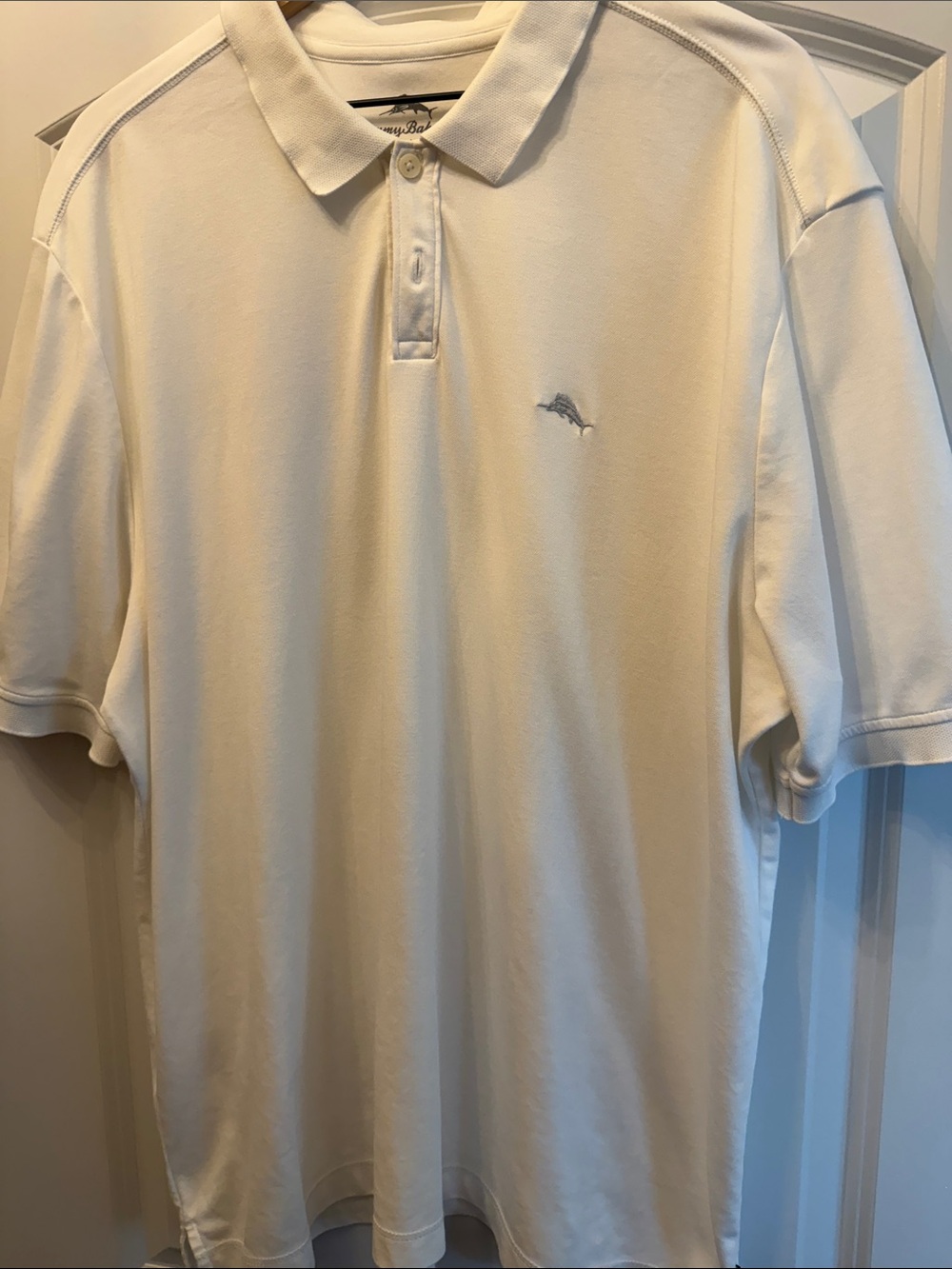 White Polo Shirt - Tommy Bahama  Classic Men’s Polo
